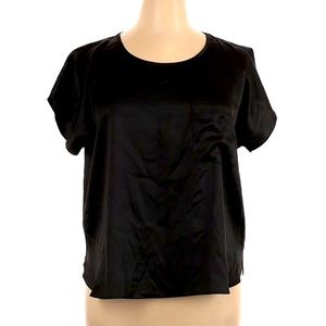 *3/$25* INC Black Scoop Neck Top